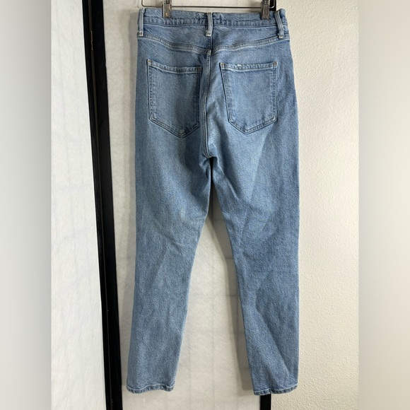 AGolde Riley high rise straight button fly jeans 27 - Picture 3 of 6